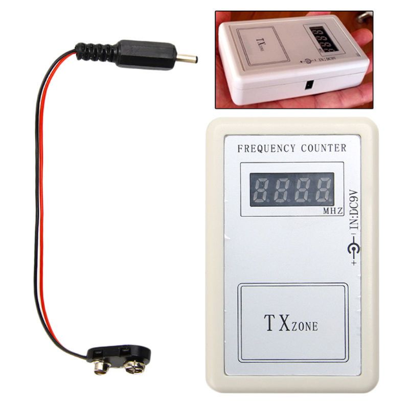 New Digital Frequency Meter Counter Handheld Wireless Remote Control 250-450 MHZ Detector Counter Measuring Instrument