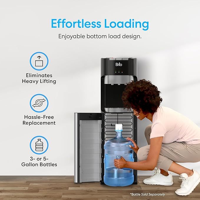 Bottom Loading Water Cooler Dispenser for 5 Gallon Bottles