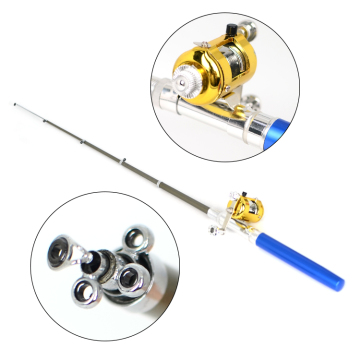 Portable Telescopic Saltwater Fishing Rod and Reel Combo