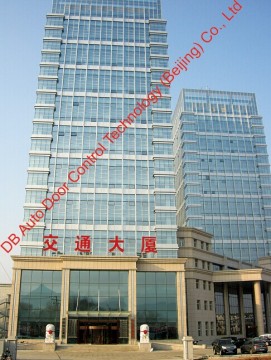 Beautiful Automatic Copper Revolving Door DB-XZ0010