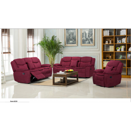 Muebles rojos modernos Sofá recliner reclinable