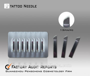 tattoo needle manufacturer & disposable blade 13pins for beauty