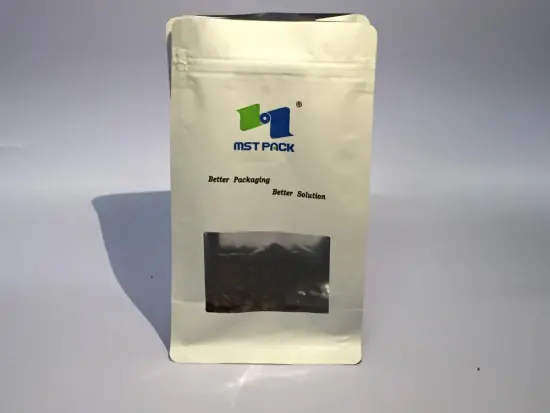 Kraft Paper Flat Bottom Coffee Bag