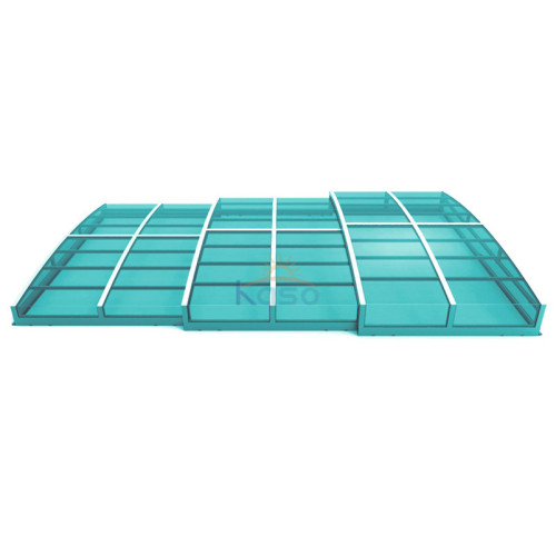 Round Retractable Swimming Pool Roof Cover, High Quality Round