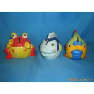 Ceramic Money Box with Animal Design