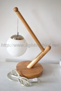 Wooden Table Lamp for Children Room
