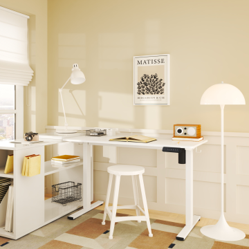 Cost-Effective LOCTEK ET156-N-12060 Height Adjustable Standing Desk with Wooden Desktop