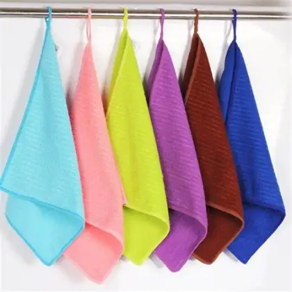 Microfiber Polyester Fiber Cleaning Cloth Kitchen Dish Towels