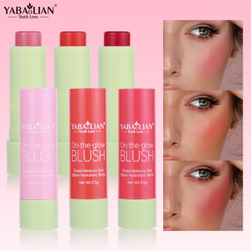Waterdichte aardbei rose tint wang kleur blusher sticks