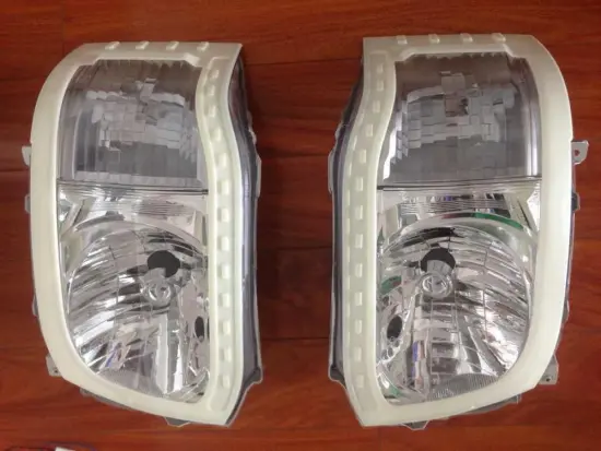 White headlight frame for Toyota Hiace KDH200