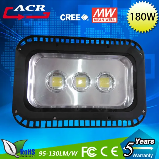 230V LED Flood Light 180Watt with COB Chips 5 years warranty