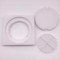 Sanitary ware square white bathroom shower floor drain