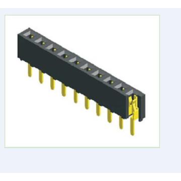 2,00 mm (.079 &quot;) PCB -diptype Single Row vrouwelijke koptekst