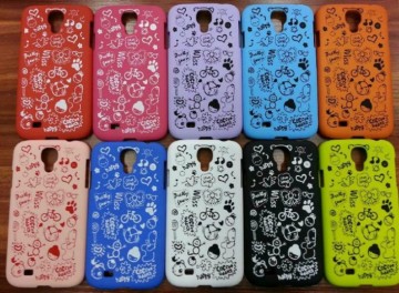 for Samsung I9500 S4 Magic Girl Series Leather Folio Case