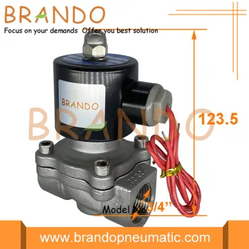 SUW-20 3/4 Inch Stainless Steel Water Solenoid Valve