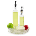 Bouteille d'huile d'olive de vinaigre d'olive à 150 ml en verre transparent