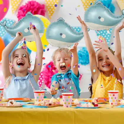 Whale aluminum foil balloon