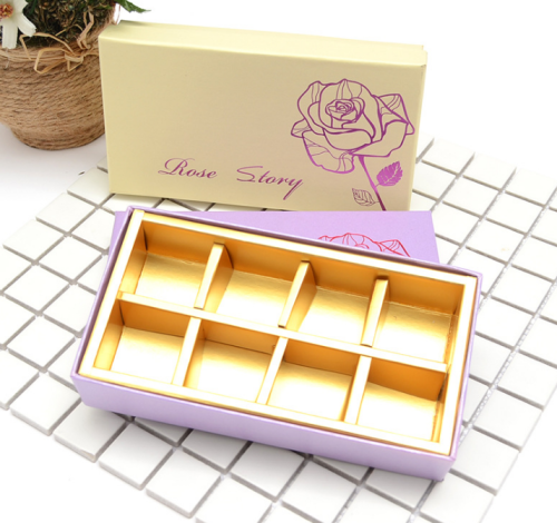 Chocolate praline packaging box