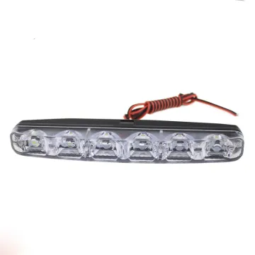 6 LED DC 12V Daytime Running Lights - Car-styling DRL 2Pcs Waterproof Auto Fog Light
