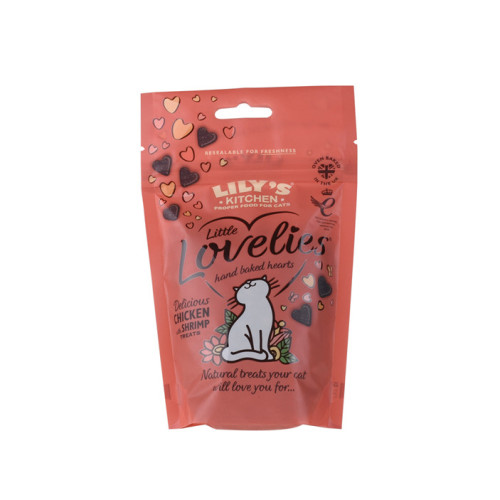 100% compostable biodegradable pet treat Stand Up Pouches with Zipper Hot Sale