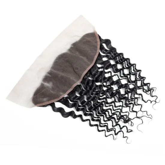 Yeswigs Water Wave 13x4 Brazilian Human Hair Swiss Lace Frontal Piece 4x4 2x6 5x5 13x6 6x6 7x7 360 Frontal With Bleached Knots