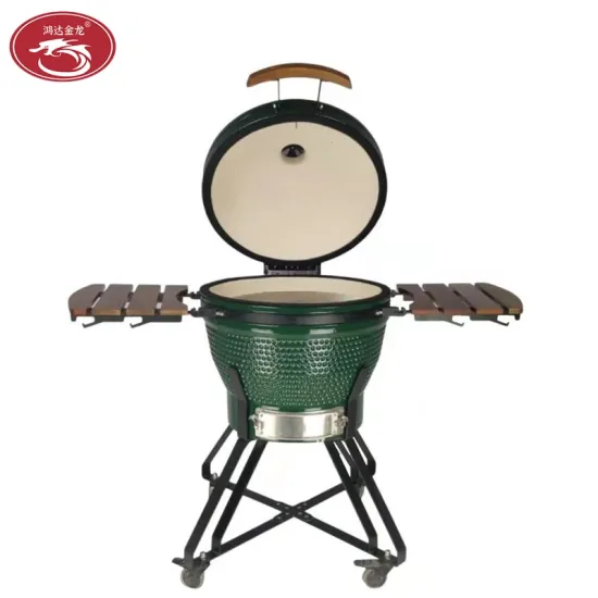Kamado Ceramic Charcoal Grill 22 Inch Professional Green Egg Grills
