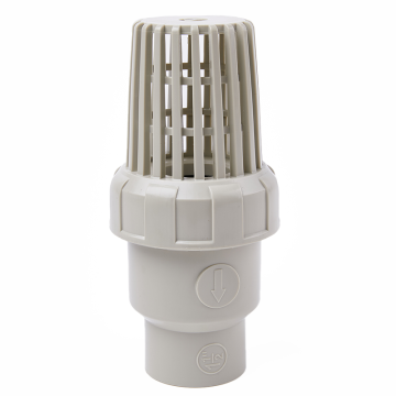 صمام القدم من النوع الكروي PPH من DN15 إلى DN100