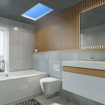 Smart LED Dimmable Flat Panel Light for Home Office and Kitchen