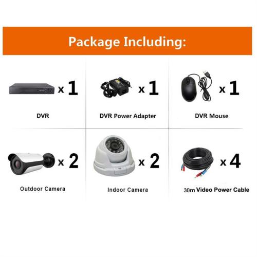 5.0MP 4Chs AHD Security DVR Systems