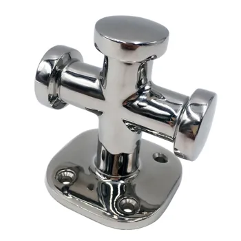 Single Cross Bollard AISI 316 Stainless Steel Yacht Parts & Marine Hardware