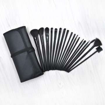 Mackay Professional 24PCS Luxury Black Makeup Brushes with Travel Bag