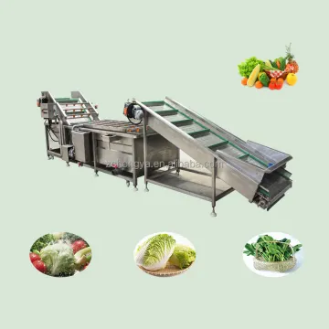Fruit and Vegetable Cleaning Machine: Segmented Bubble Cleaning Equipment