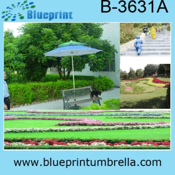 36inches double layer sun and rain protection beach umbrella