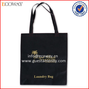 OEM Cheap Black Nonwoven Fabric Hotel Mesh Laundry Bag