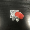 1,5-calowy talerz Obrotowy materiał PVC z hamulcem Mały kółka