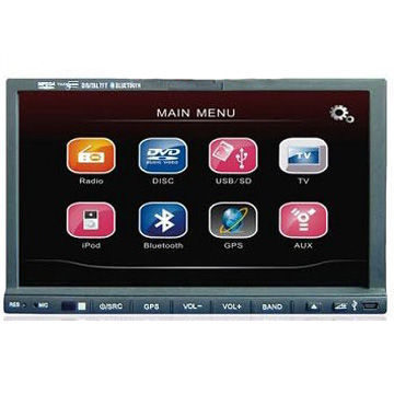 Auto Two Din DVD Player, Car Double Din LCD Monitor, Built-in USB/SD