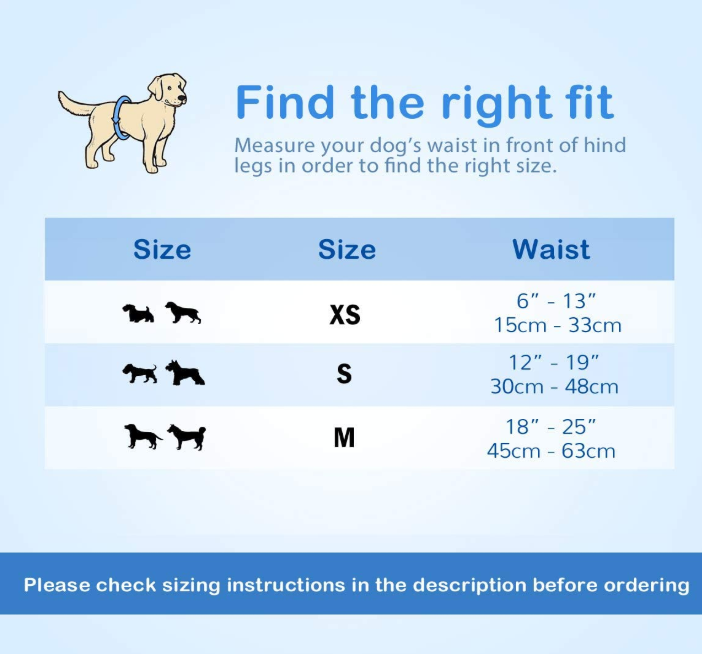 Disposable Dog Diapers for Male Dogs