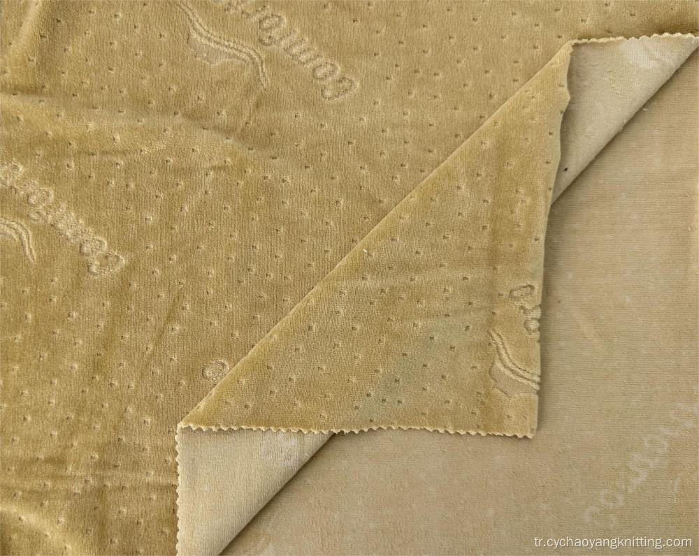 2023 polyester ev metin baskılı kadife