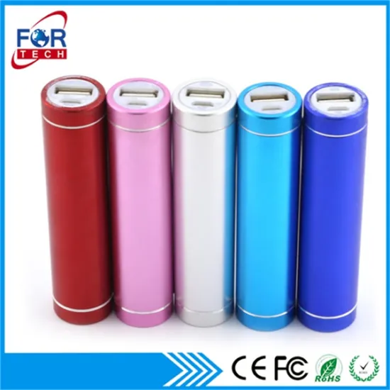 New Ideas Electronic Promotion Aluminum Case Certified Li-Ion Battery Power Bank 2000Mah