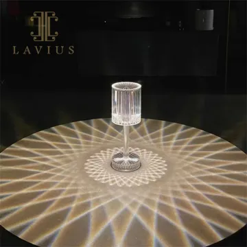 Classic rechargeable wireless reflected bedside tabel lamp