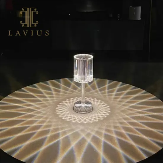 Classic rechargeable wireless reflected bedside tabel lamp