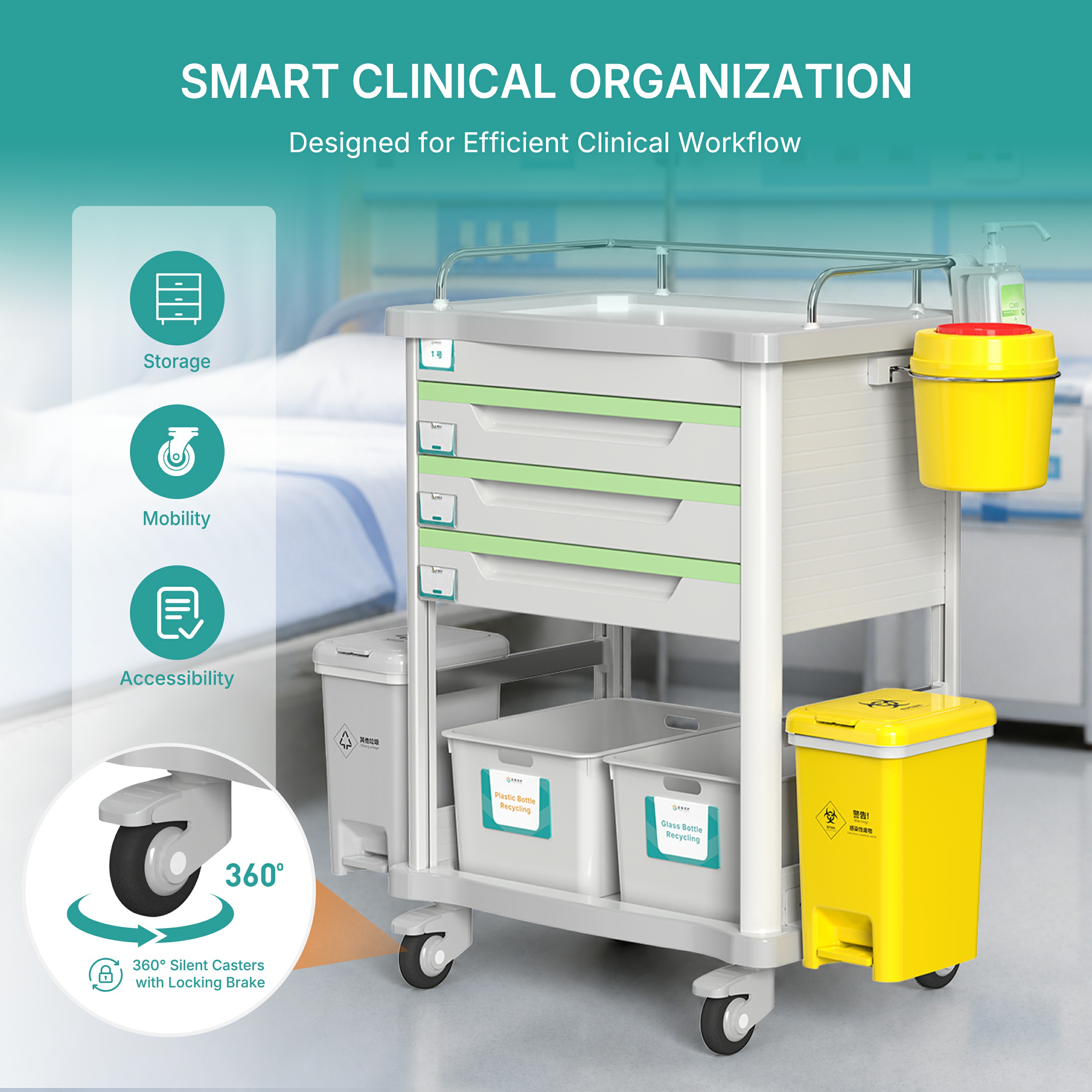 hospital supply carts
