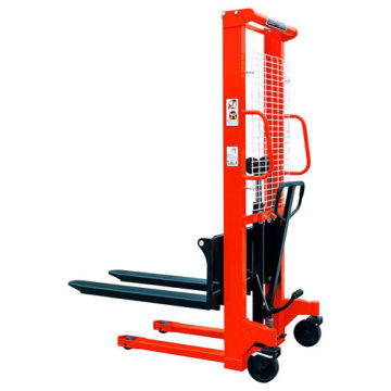 Adjustable manual hand stacker