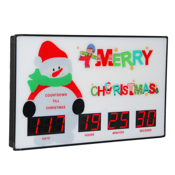 Cheetie CP200 Red LED Kerstmisklok Countdown Decoratie