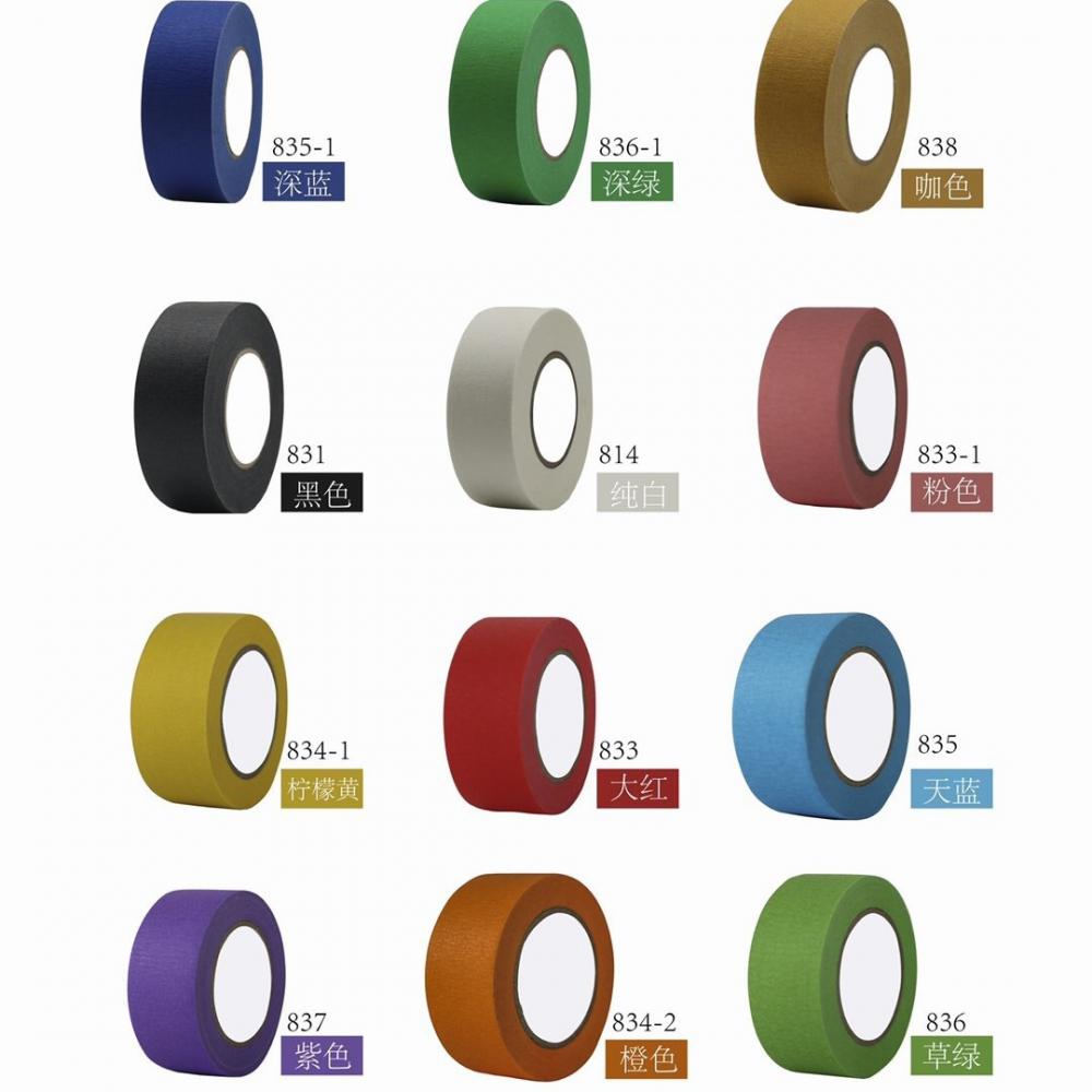 Color Painters Tape In Black Green