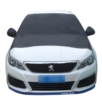 Universal Fit Front Car Windshield Cover - Snow and Sun Shade Protection with Ears