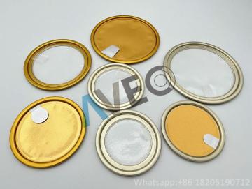 Printed aluminium foil retort peel off ends