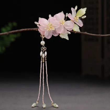 Antique Hanfu Tassel Hair Combs and Accessories