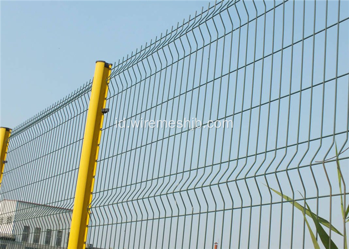 Pagar Keamanan Pertanian-PVC Dilapisi Dilas Wire Mesh Pagar