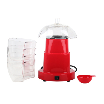 Popcorn Maker Hot Air Popcorn Machine 1200W Popcorn Popper Electric Pop corn Maker with Measuring Cup and Top Lid
